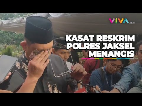 Tangis Kasat Reskrim Usai Pemakaman 4 Bocah Dibunuh Ayah Kandung