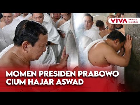 Di Tengah Kunjungan ke Arab Saudi, Prabowo Sempatkan Umrah dan Cium Hajar Aswad