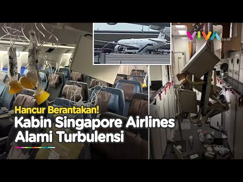 Porak Poranda! Penampakan Mengerikan Kabin Pesawat Boeing 777 Usai Alami Turbulensi Parah