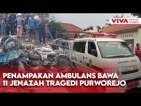 Kecelakaan Maut Purworejo, Iring-iringan Ambulans Antar 11 Jenazah ke Magelang