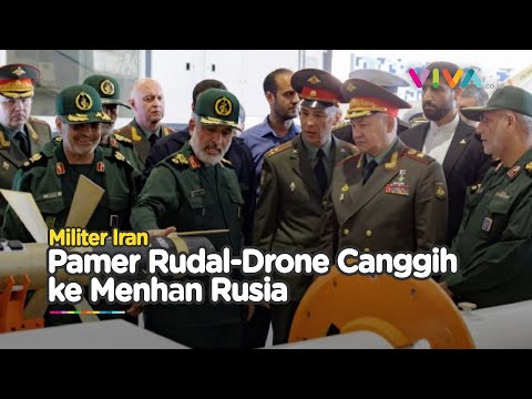 Menhan Rusia Diajak Keliling Markas Militer Iran Dipamerkan Drone-Rudal Canggih