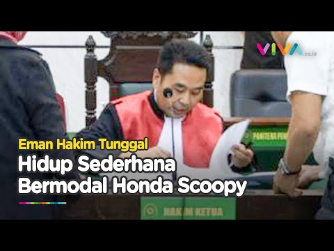 Sederhana, Hakim Eman Cuma Punya Motor Scoopy 2013