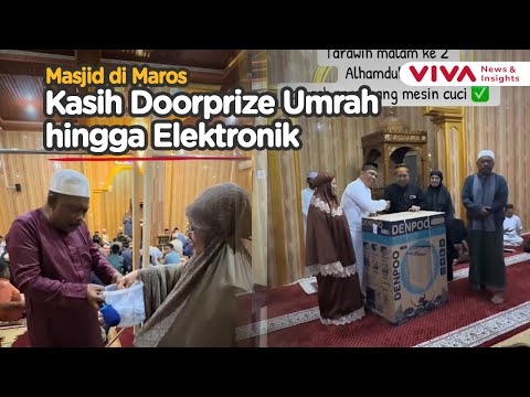Hadiah Mentereng! Masjid Terapkan Kocok Undian Usai Salat Tarawih