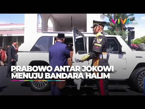 Detik-detik Jokowi Angkat Kaki dari Istana Merdeka Diiringi Histeris Rakyat