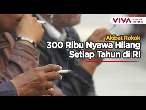 Jumlah Perokok Indonesia Kedua Tertinggi di Dunia