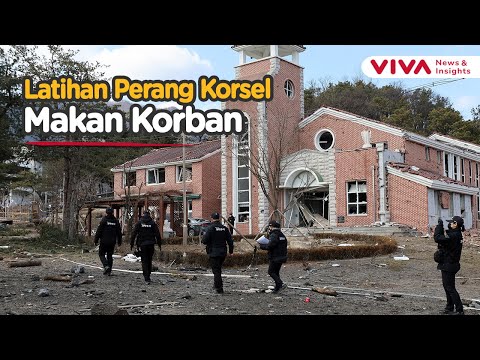 Momen Mencekam Jet Tempur Korsel Jatuhkan Bom ke Permukiman Warga