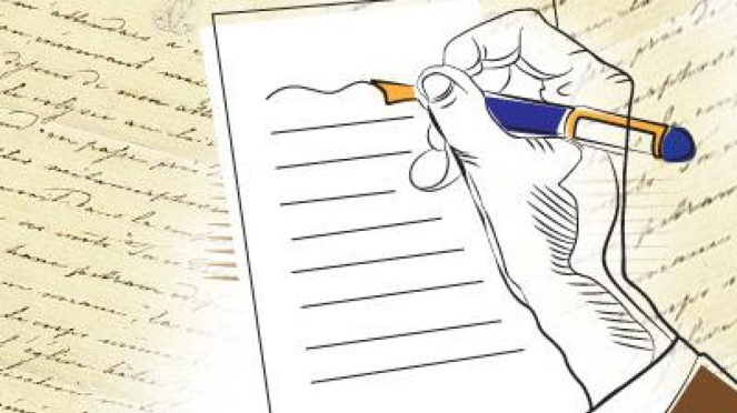 foto ilustrasi surat