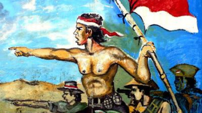 Ilustrasi pahlawan