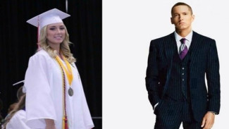 Putri Eminem Lulus dengan Predikat Cum Laude
