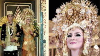 Mengenal  'Suntiang' Mahkota Pengantin Minang