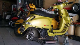 Solusi Hindari Cat Full Body Vespa, Lebih Irit Biaya