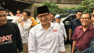 Sebelum Debat, Sandiaga Sambangi Boy Sadikin