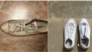 Wow, Gadis Ini Sulap Sneaker Buluk Jadi 'Baru'