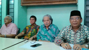 Para petinggi dua kubu Partai Persatuan Pembangunan (PPP) yang mengusulkan islah untuk menyambut tahun politik 2018, Senin (29/1/2018)