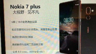 Nokia 7 Plus, Dual Kamera 4GB dengan Oreo dan Snapdragon 660