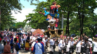 Dari Banten, Ogoh-ogoh Terbaik Diarak di Ancol