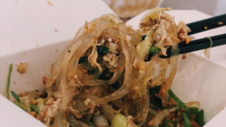 RESEP: Mie Goreng Konyaku Ebi, Enak dan Rendah Kalori