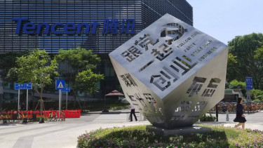 Kantor pusat Tencent.