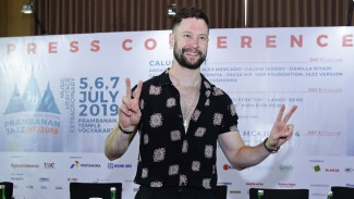 Calum Scott Semangat Tampil di Prambanan Jazz Festival 2019