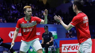 Tampil Impresif, Kevin/Marcus Pulangkan Duo Malaysia