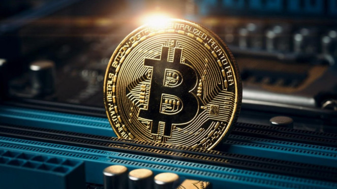 Bitcoin dan aset kripto.