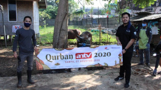 ANTV Salurkan Hewan Kurban Melalui Yayasan Bakrie Amanah