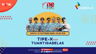 Malam Minggu Dansa Bareng Tipe-X di OneFest tvOne