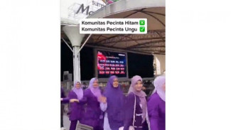 Viral Emak-emak Joget TikTok, Warganet: Outfit Talas Bogor Banget
