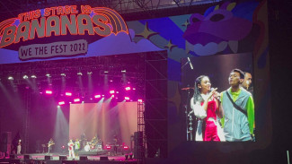 Lyodra Dibuat Tersipu Pria di Atas Panggung We The Fest 2022
