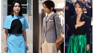 Intip Gaya Fesyen Istri Presiden Korsel yang Kece dan Elegan, Kaya Anak Muda!
