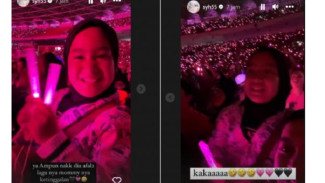 Pakai Lightstick Beda saat Nonton BLACKPINK, Adik Syahrini Kena Sentil Warganet: Aku Miskin Aja Beli