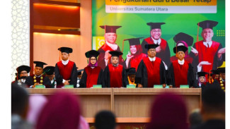USU Kembali Kukuhkan 5 Guru Besar