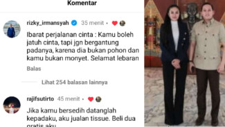 Dituding Nikita Mirzani Lakukan Kekerasan, Ucapan Lebaran Rizky Irmansyah Jadi Sorotan Warganet