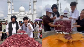 Willie Salim Masak Rendang 1 Ton di Depok, Netizen Bandingkan Sikap Tertibnya dengan Warga Palembang