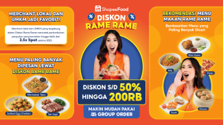 Diskon Rame-rame ShopeeFood, Catatkan Pertumbuhan Merchant Lokal dan UMKM Lebih dari 3,5 Kali Lipat pada 2025