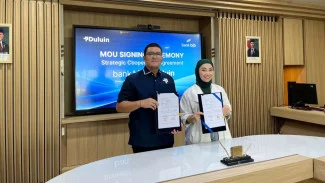 Bank bjb Gandeng Duluin Perluas Layanan Keuangan Digital bagi Dunia Kerja Indonesia