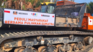Akselerasi Pemulihan Dampak Bencana di Aceh, Hexindo Kirim Alat Berat