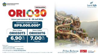 ORI030 Resmi Ditawarkan, bank bjb Beri Kemudahan Akses Investasi Surat Berharga Negara